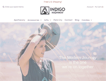 Tablet Screenshot of indigohighway.com